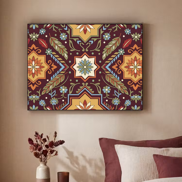 Art Frame - Muster – Floral – Geometrisch – Farbenfroh – Dekoration — 2