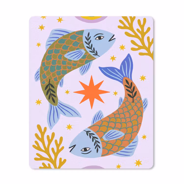 Mauspad - Fisch – Unterwasser – Tiere – Abstrakt – Farbenfroh — 1