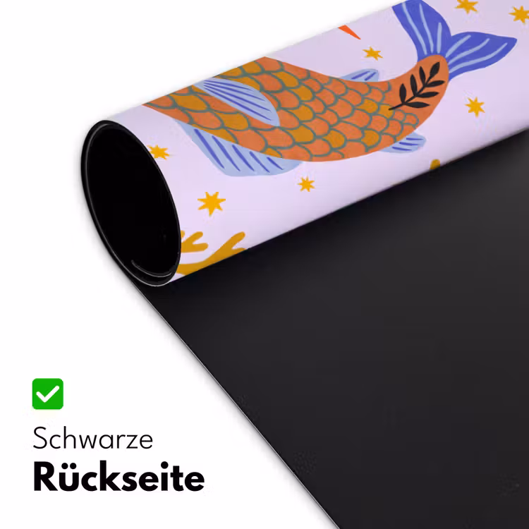 Schreibtischunterlage - Fisch – Unterwasser – Tiere – Abstrakt – Farbenfroh — 2
