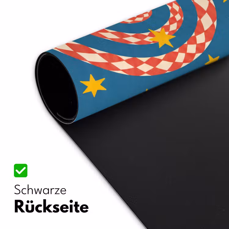Schreibtischunterlage - Schlange – Spirale – Tiere – Illustration – Rot — 2