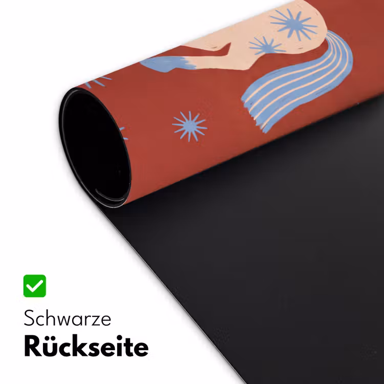 Schreibtischunterlage - Tiere – Sterne – Mond – Abstrakt – Rot — 2