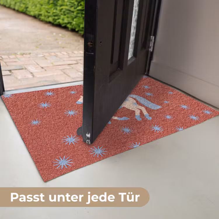 Fußmatte - Tiere – Sterne – Mond – Abstrakt – Rot — 7