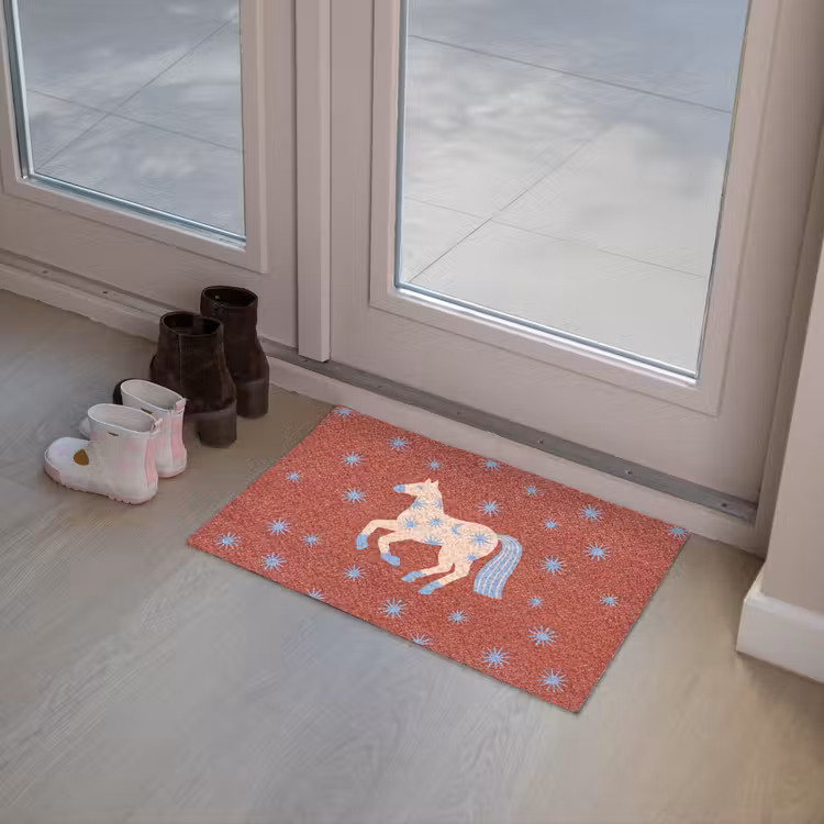 Fußmatte - Tiere – Sterne – Mond – Abstrakt – Rot — 8