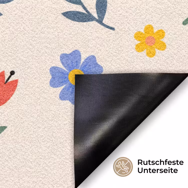 Fußmatte - Vögel – Blumen – Folk – Bunt – Tiere — 6