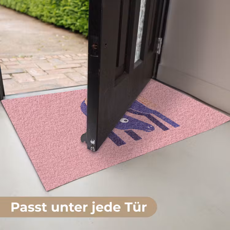 Fußmatte - Pferd – Abstrakt – Tiere – Modern – Blau — 7