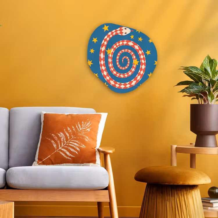 Forexbild Organische Form - Schlange – Spirale – Tiere – Illustration – Rot — 3