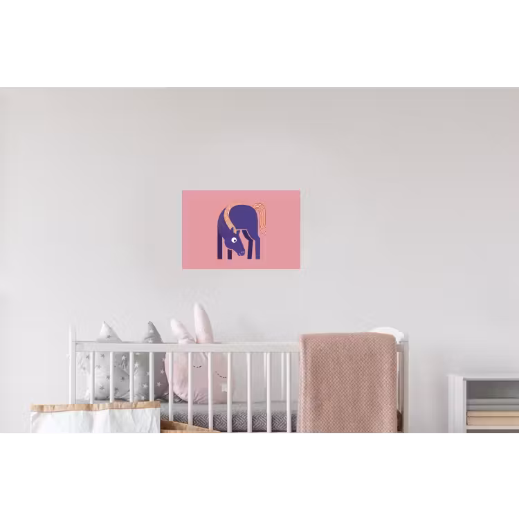 Wandtattoo – Pferd – Abstrakt – Tiere – Modern – Blau — 5