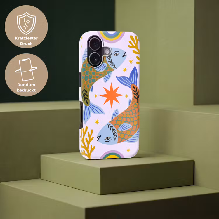Handyhülle Toughcase - Fisch – Unterwasser – Tiere – Abstrakt – Farbenfroh — 7