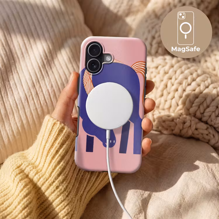 Handyhülle Toughcase - Pferd – Abstrakt – Tiere – Modern – Blau — 8
