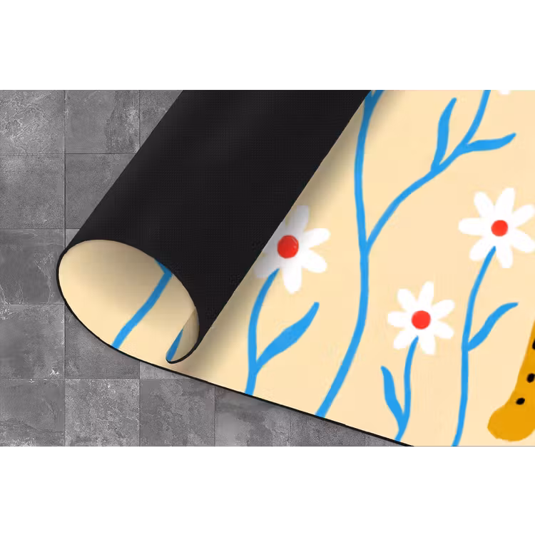 Küchenläufer - Tiere – Gepard – Blumen – Modern – Gelb — 4