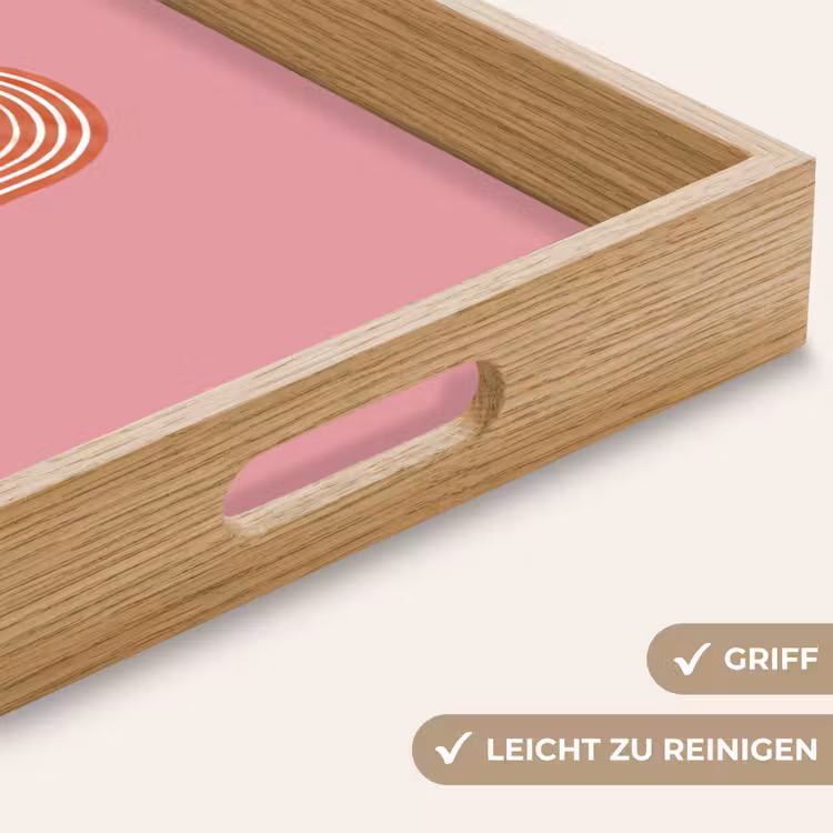 Tablett - Pferd – Abstrakt – Tiere – Modern – Blau — 5
