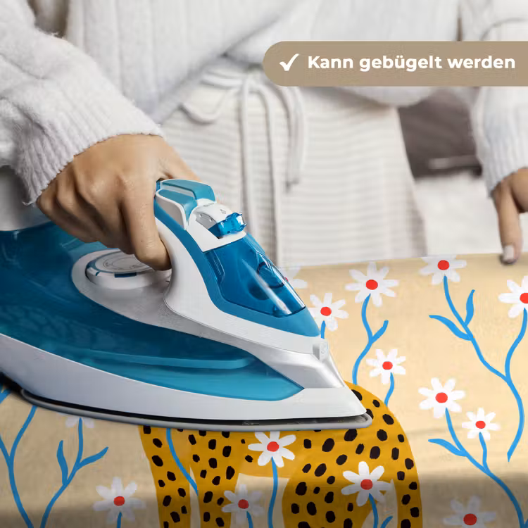 Wandteppich - Tiere – Gepard – Blumen – Modern – Gelb — 10