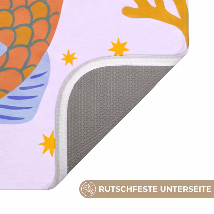 WC Vorleger - Fisch – Unterwasser – Tiere – Abstrakt – Farbenfroh — 3