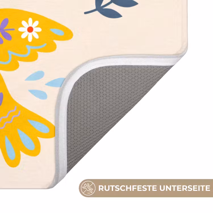 WC Vorleger - Vögel – Blumen – Folk – Bunt – Tiere — 3