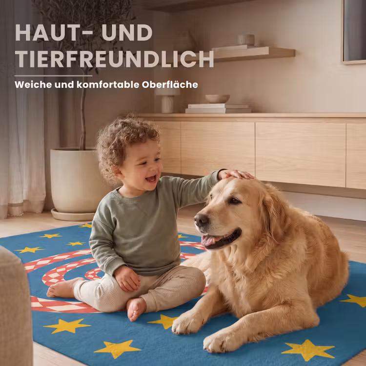 Teppich - Schlange – Spirale – Tiere – Illustration – Rot — 6