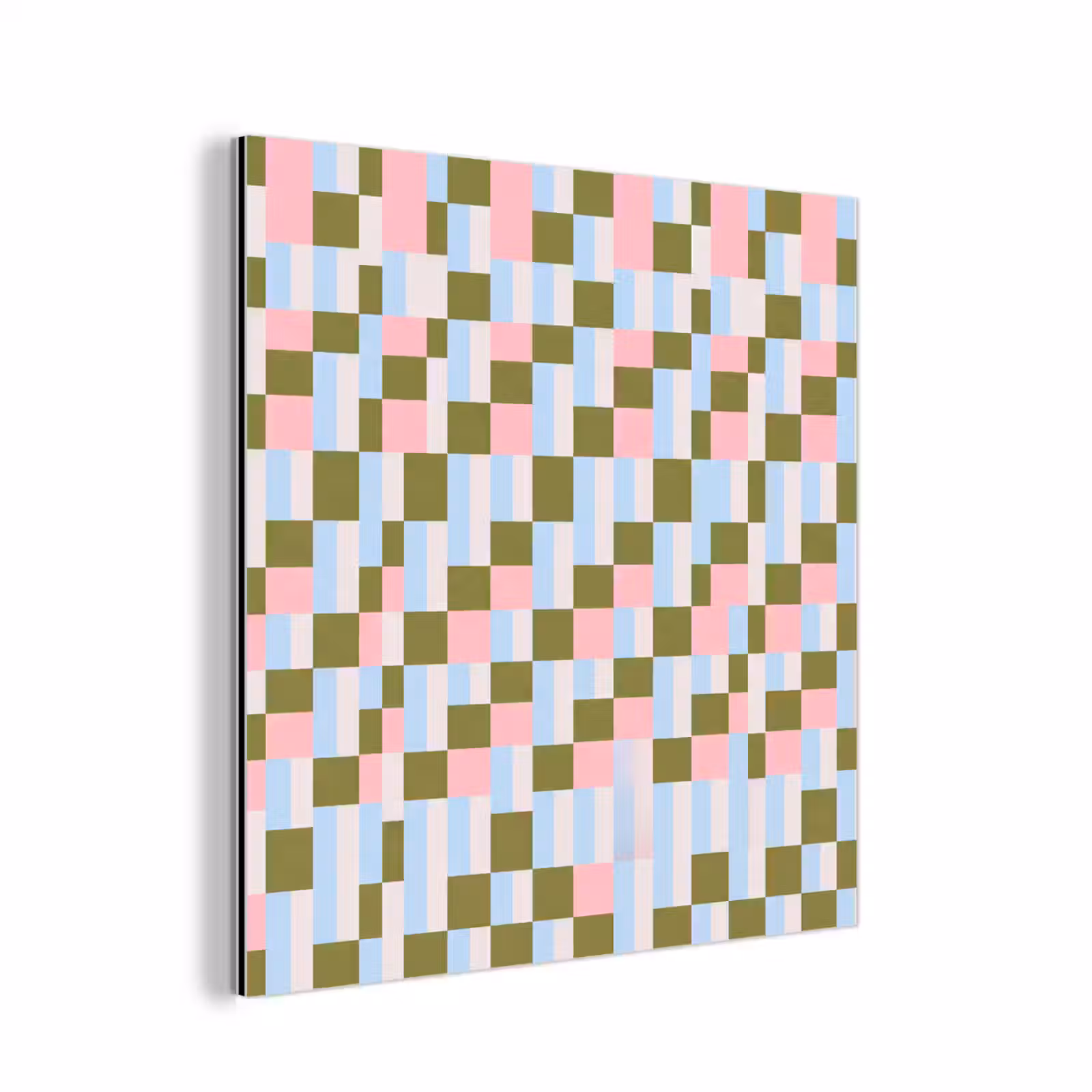 Alu-Dibond-Bild - Muster – Geometrisch – Abstrakt – Farbenfroh – Modern — 1