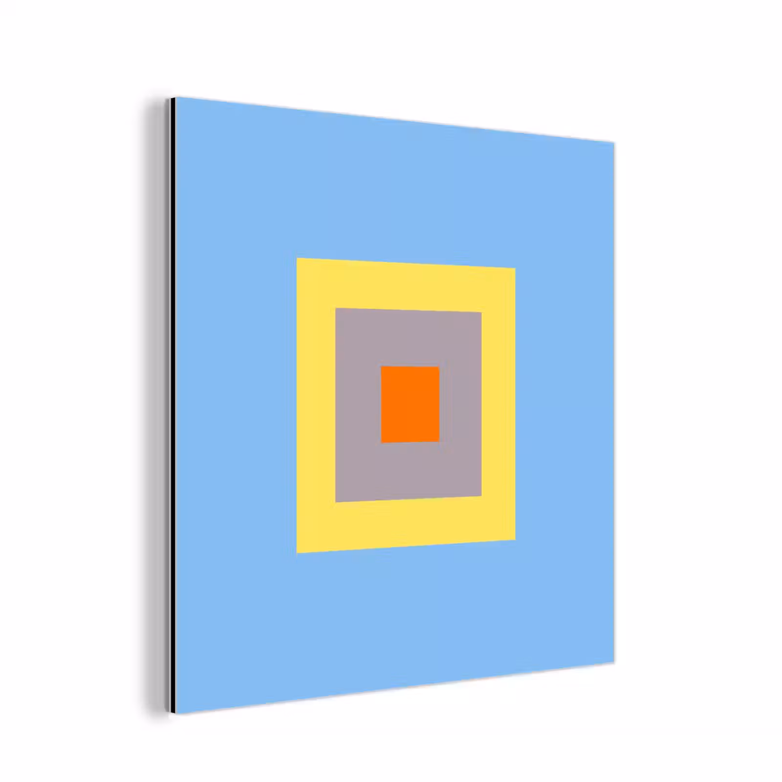 Alu-Dibond-Bild - Abstrakt – Geometrisch – Farbenfroh – Modern – Formen — 1