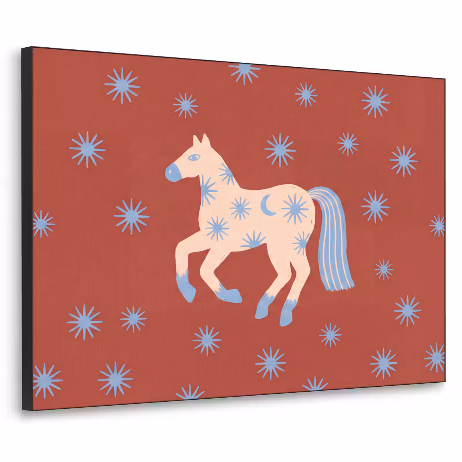Art Frame - Tiere – Sterne – Mond – Abstrakt – Rot — 1