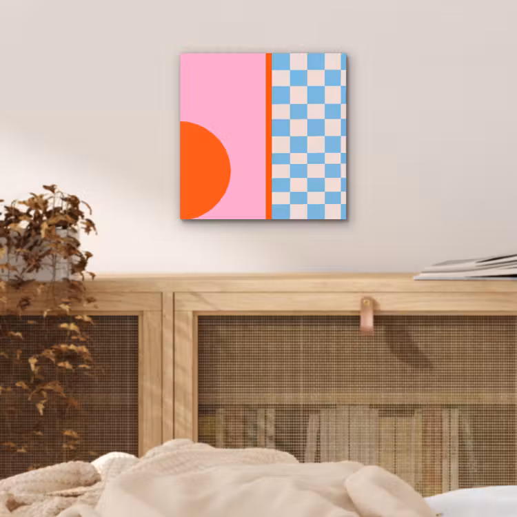 Alu-Dibond-Bild - Zusammenfassung – Formen – Geometrisch – Modern – Farbenfroh — 4