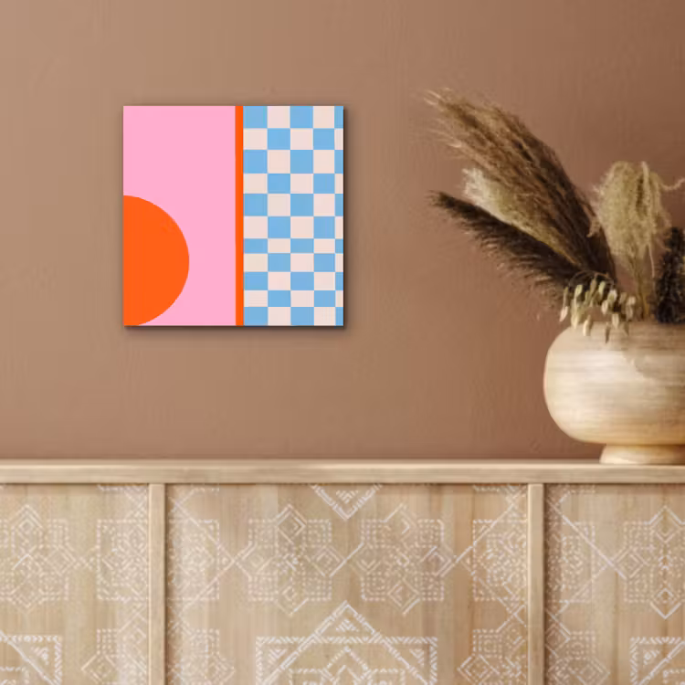 Alu-Dibond-Bild - Zusammenfassung – Formen – Geometrisch – Modern – Farbenfroh — 5