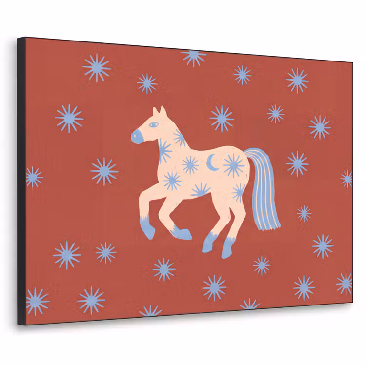 Art Frame - Tiere – Sterne – Mond – Abstrakt – Rot — 1