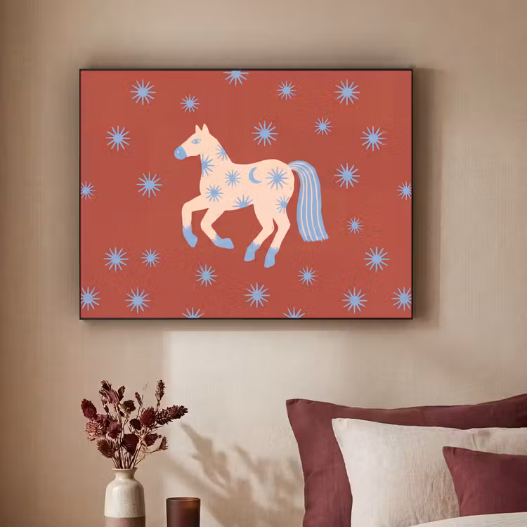 Art Frame - Tiere – Sterne – Mond – Abstrakt – Rot — 2