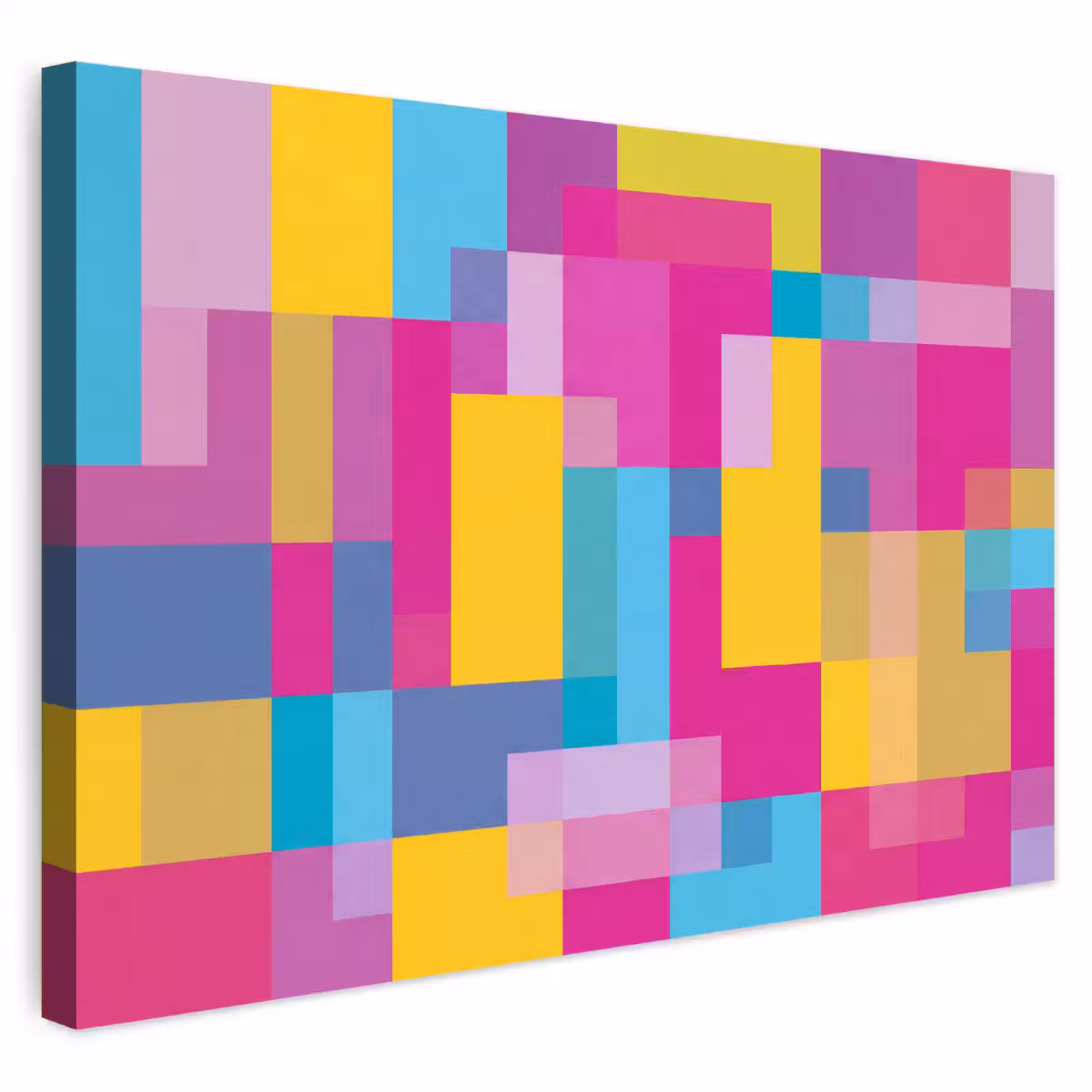 Outdoor Leinwand - Abstrakt – Geometrisch – Kunst – Farbenfroh – Modern — 1