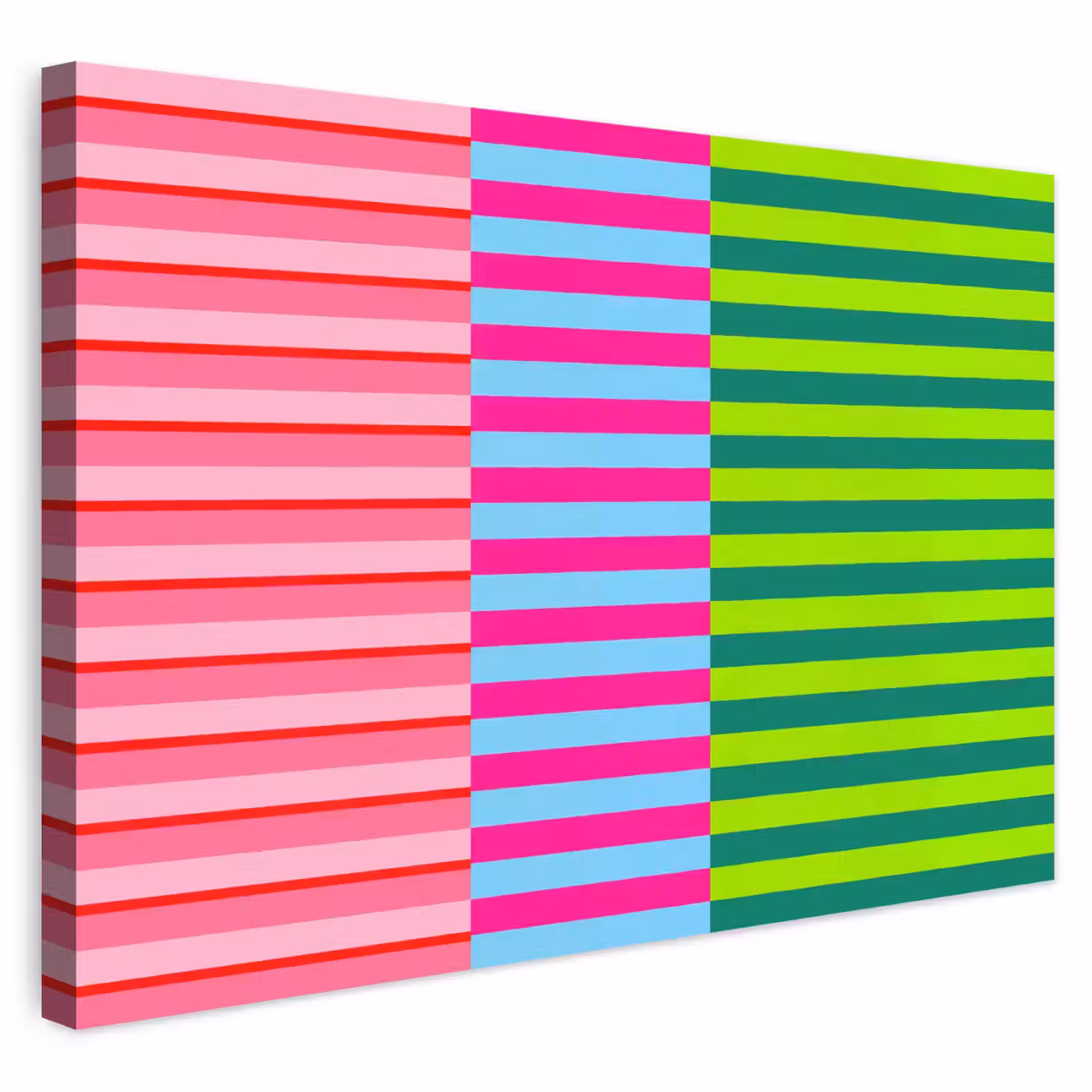 Outdoor Leinwand - Muster – Streifen – Modern – Abstrakt – Bunt — 1