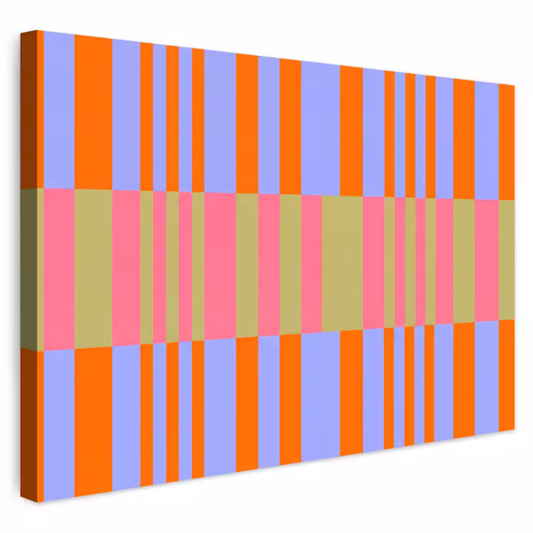 Outdoor Leinwand - Zusammenfassung – Muster – Geometrisch – Farbenfroh – Modern — 1