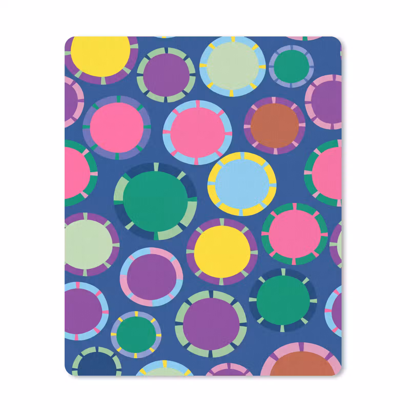 Mauspad - Muster – Kreise – Abstrakt – Bunt — 1