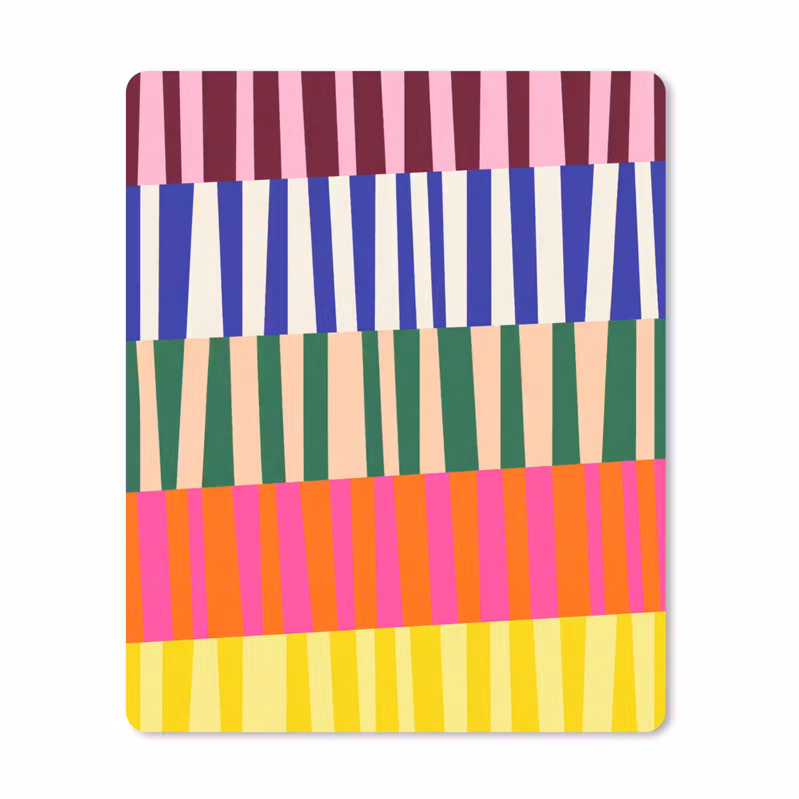 Mauspad - Muster – Streifen – Abstrakt – Modern – Farbenfroh — 1