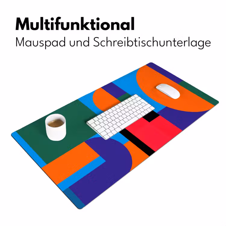 Schreibtischunterlage - Geometrisch – Abstrakt – Formen – Farbenfroh – Modern — 4