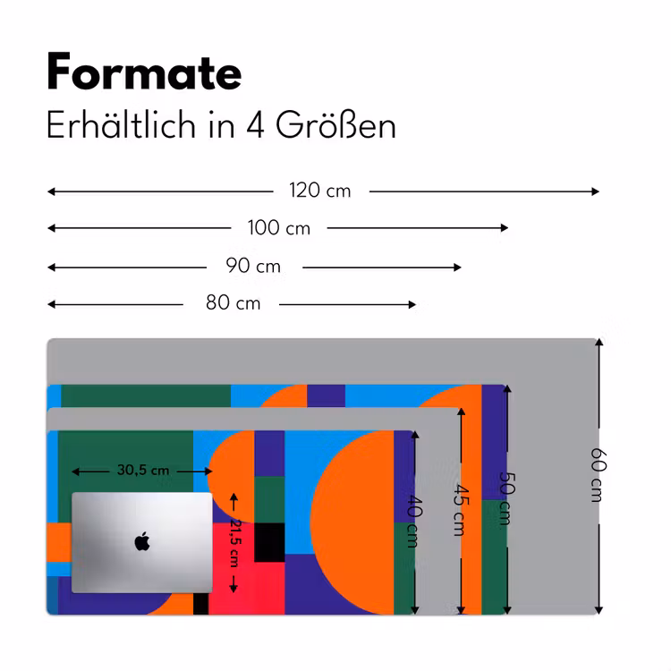 Schreibtischunterlage - Geometrisch – Abstrakt – Formen – Farbenfroh – Modern — 5