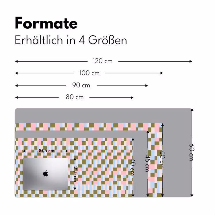 Schreibtischunterlage - Muster – Geometrisch – Abstrakt – Farbenfroh – Modern — 5