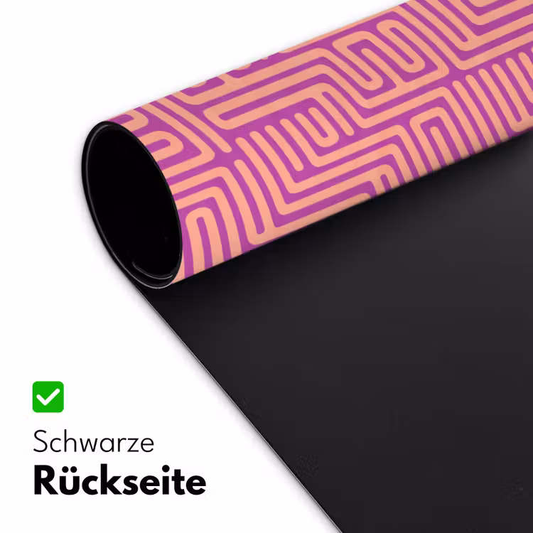 Schreibtischunterlage - Muster – Linien – Abstrakt – Modern – Lila — 2