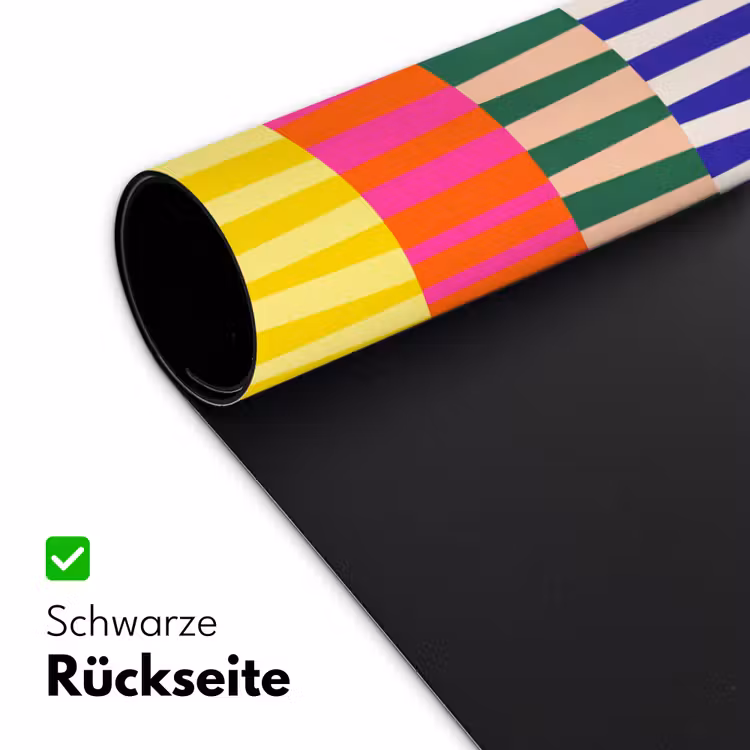 Schreibtischunterlage - Muster – Streifen – Abstrakt – Modern – Farbenfroh — 2