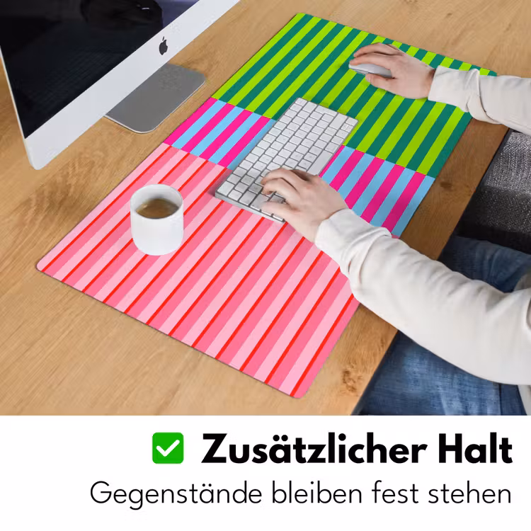 Schreibtischunterlage - Muster – Streifen – Modern – Abstrakt – Bunt — 3