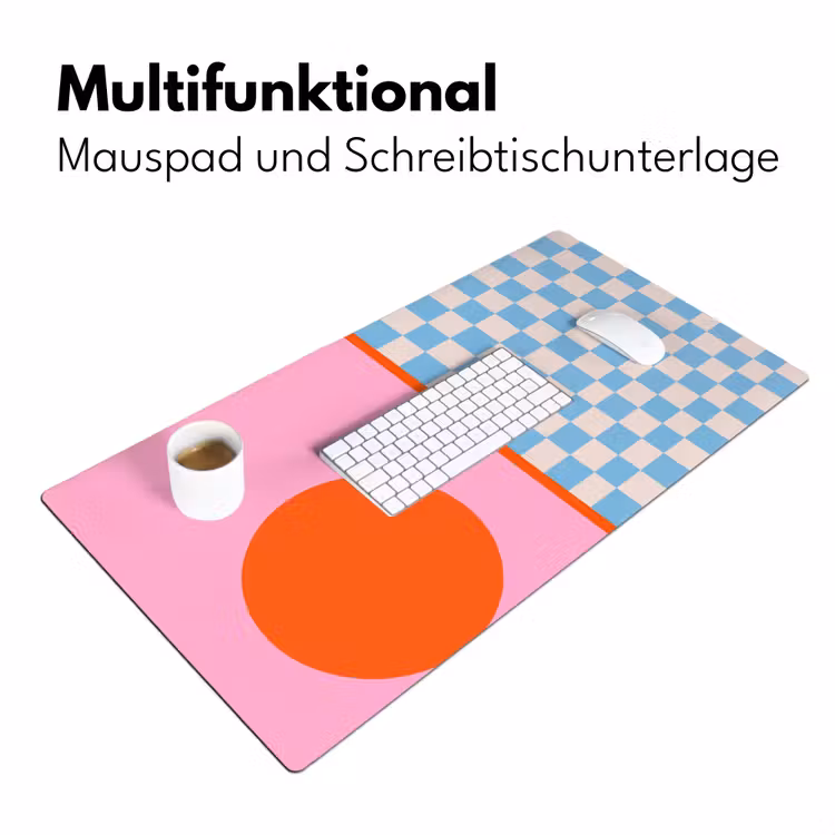 Schreibtischunterlage - Zusammenfassung – Formen – Geometrisch – Modern – Farbenfroh — 4