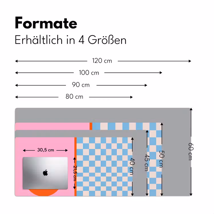 Schreibtischunterlage - Zusammenfassung – Formen – Geometrisch – Modern – Farbenfroh — 5