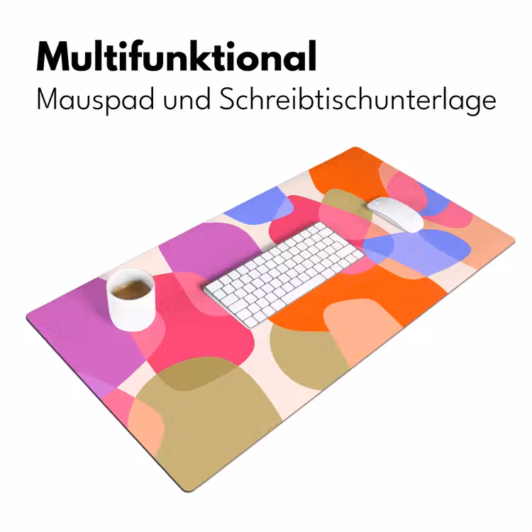 Schreibtischunterlage - Zusammenfassung – Formen – Modern – Farbenfroh — 4