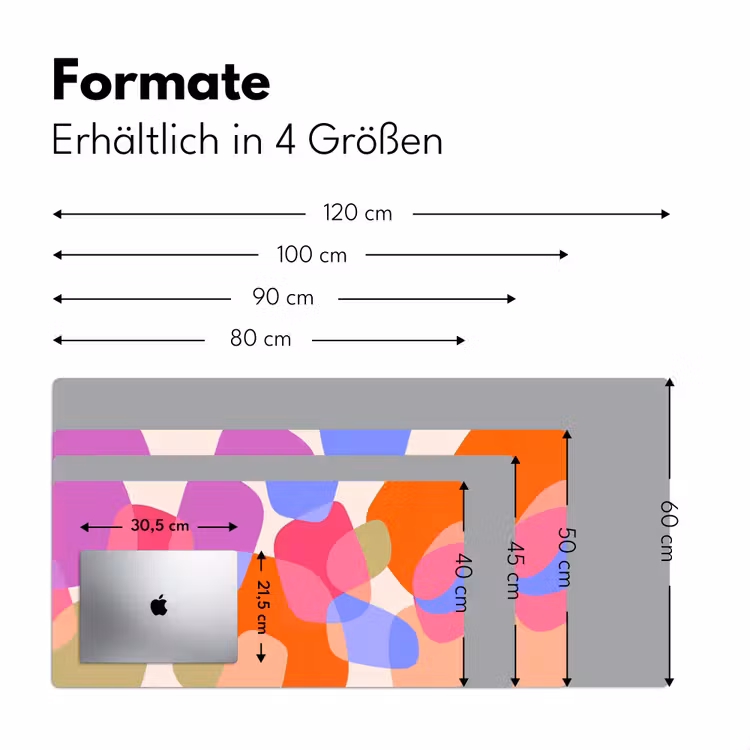 Schreibtischunterlage - Zusammenfassung – Formen – Modern – Farbenfroh — 5