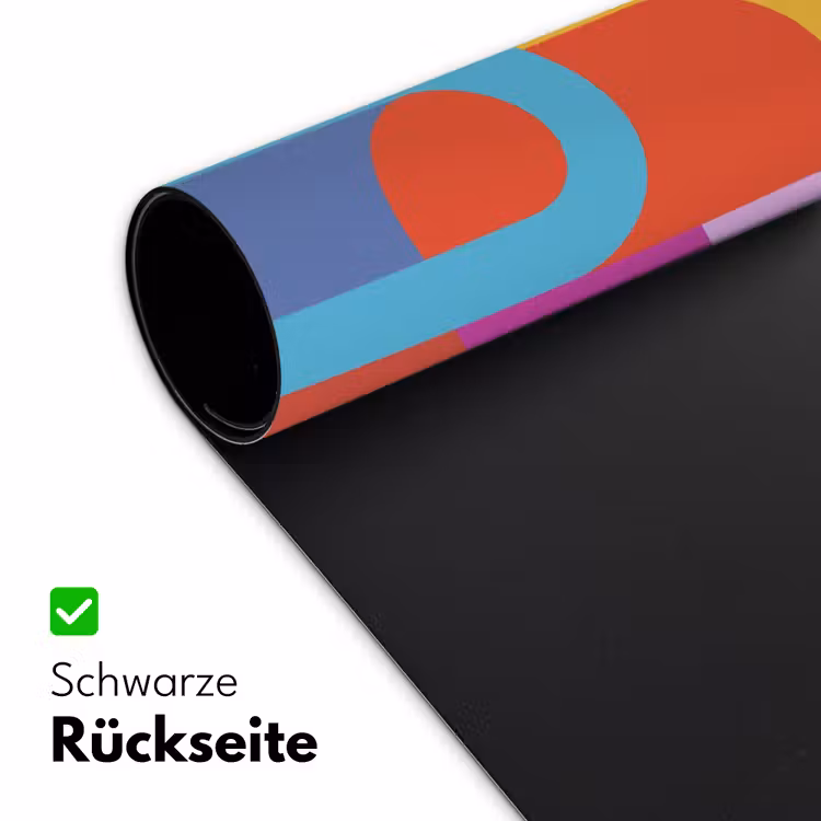 Schreibtischunterlage - Zusammenfassung – Geometrie – Farbenfroh – Modern – Kunst — 2