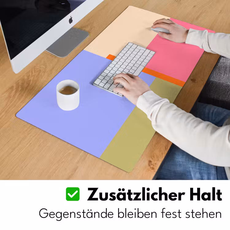Schreibtischunterlage - Zusammenfassung – Geometrie – Kunst – Modern – Farbenfroh — 3
