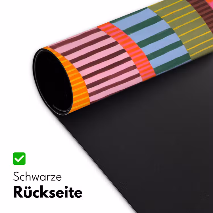 Schreibtischunterlage - Zusammenfassung – Streifen – Modern – Farbenfroh – Kunst — 2