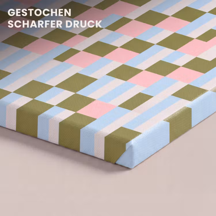 Leinwandbild - Muster – Geometrisch – Abstrakt – Farbenfroh – Modern — 4