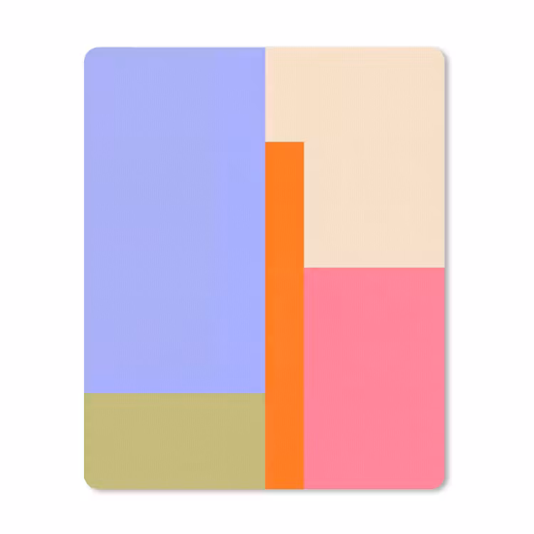 Mauspad - Zusammenfassung – Geometrie – Kunst – Modern – Farbenfroh — 1