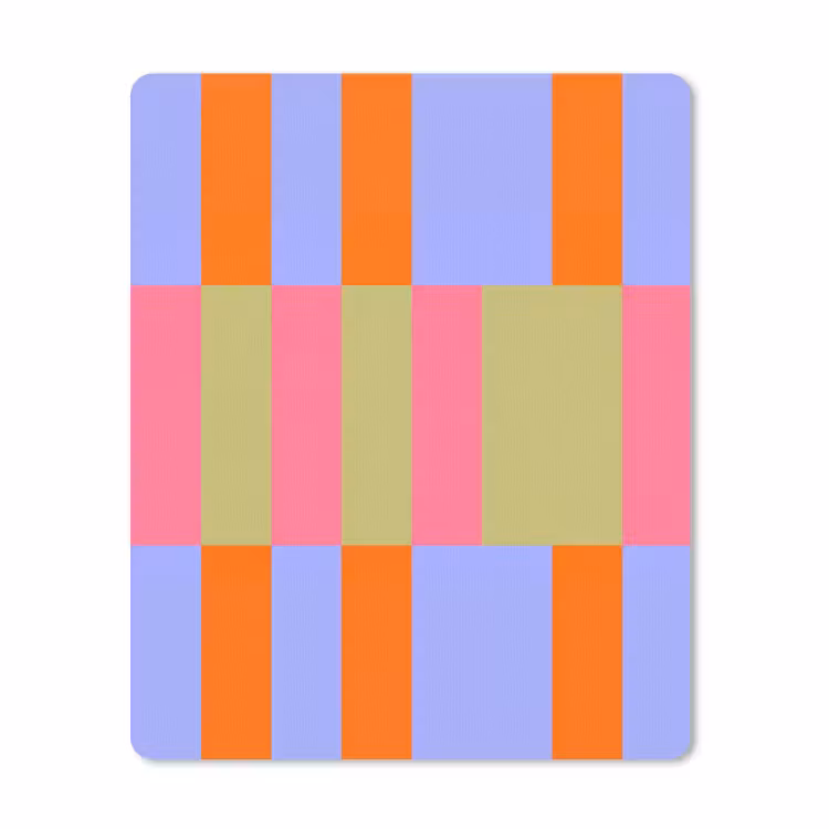 Mauspad - Zusammenfassung – Muster – Geometrisch – Farbenfroh – Modern — 1