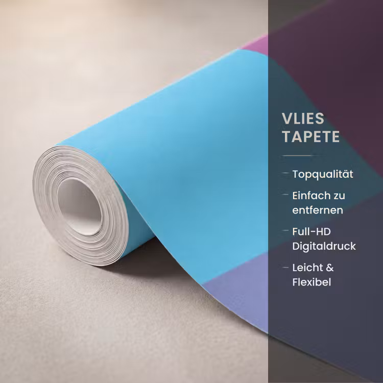 Tapete - Abstrakt – Geometrisch – Kunst – Farbenfroh – Modern — 3