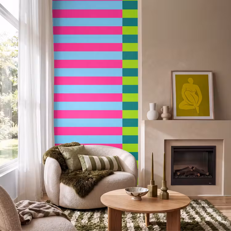 Tapete - Muster – Streifen – Modern – Abstrakt – Bunt — 1