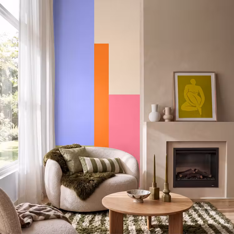 Tapete - Zusammenfassung – Geometrie – Kunst – Modern – Farbenfroh — 1